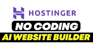  Hostinger AI Website Builder Review ||  No Coding AI Website Builder -  2023