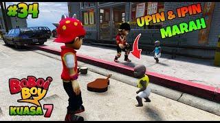 GTA 5 MOD UPIN DAN IPIN MARAH KE BOBOIBOY API DAN BLAZE