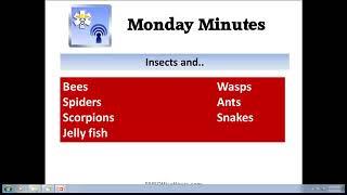 bites and stings for ems