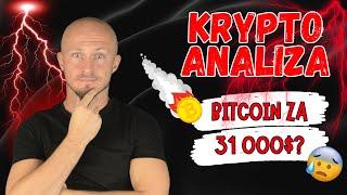 Krypto analiza! Czy Bitcoin spadnie do 31 000 dolarów?!