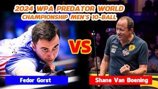 HIGHLIGHTS | Fedor Gorst vs Shane Van Boening | 2024 Predator World Championship Men's 10-ball