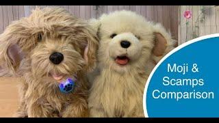 Skyrocket Moji the Lovable Labradoodle Comparison with Furreal Friends Scamps My Playful Pup