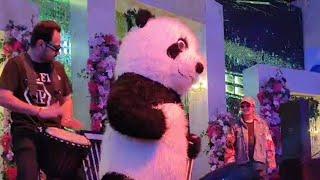 wow ita cute panda dance #haridwar #shortsvideo #gangadarshan #short #shorts#viral #viralvideoi