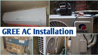 GREE Fairy AC Installation || GREE Inverter AC Fitting Bangla