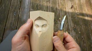 Woodcarving Female Eyes- Easy Beginner Whittle Project