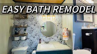 Budget Friendly Half Bath Remodel | Home DIY