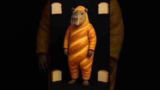 Capybreadra! #capybara #bread
