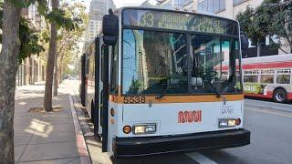 SF Muni 2002 ETI 14TrSF #5538 at Muni Heritage Weekend 2024 Day 2