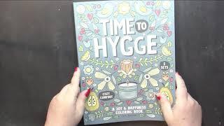 Flip & Review Time to Hygge by Jen Racine  (Adult Coloring) #nikkicolorsjenracine