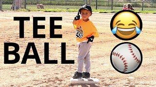 HILARIOUS TEE BALL GAME! ️