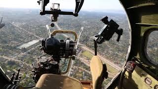 B-17 in flight nose walk around