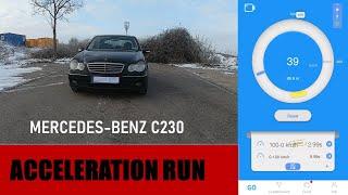 2005 (W203) MERCEDES-BENZ C230 (204HP) | 100-200km/h & 0-100km/h | ACCELERATION CarPerformance Media