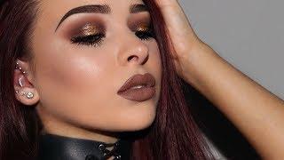 Smokey Gold Halo Eye Makeup Tutorial
