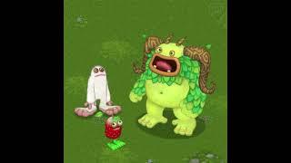 Trio Mammott, Entbrat and Strawberry Furcorn on Plant Island | My Singing Monsters