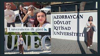Universitetin ilk günü vlog- Unec Nizami, İçərişəhər, Gənclik korpusu