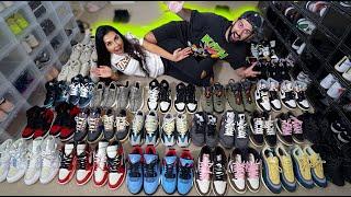 OUR $50,000 MATCHING SNEAKER COLLECTION!! (SneakerHead Couple)