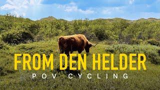 Путешествие на велосипеде от Den Helder до Amsterdam 105км | POV Cycling