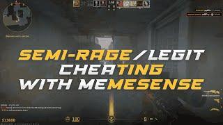 SEMI-RAGE / LEGIT  CHEATING with memesense.gg | FREE CFG