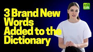 3 Brand New Words Added To The Dictionary In 2023 | Improve English Vocabulary | #shorts