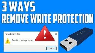 3 Ways Remove Write Protection From USB Pendrive | "The disk is write protected" [Fix]