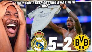 HATE WATCH FAILED.... AGAIN  VINI JR HAT TRICK | Real Madrid 5-2 BVB LIVE Reaction