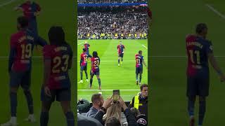 Barça Goal Celebration vs Real Madrid #shorts