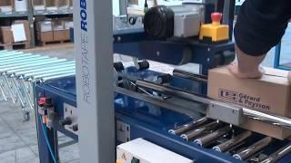 Robotape TBDA case taper machine by Robopac USA