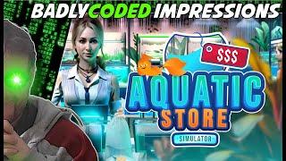 A Tank, Some Fish And A Dream! | Aquatic Store Simulator