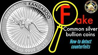 Common silver coins that are actually counterfeit! How-To identify.