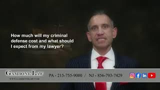 How much will my criminal defense cost?