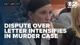 Dispute over 'Walk the Dog' letter intensifies in Kouri Richins' murder case