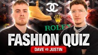 DAVE vs Justin! FASHION QUIZ ⁉️