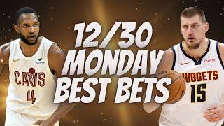 Best NBA Bets, Player Prop Picks, Parlays, Predictions FREE Monday Today December 30th 12/30