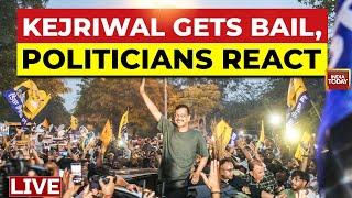 Arvind Kejriwal Bail LIVE Updates: Politicians react to the Supreme Court granting bail to Kejriwal