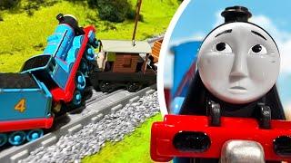 Chaos in the Yards! | Accidents and Crashes Slow Motion #5 | Unused Footage | Thomas & Friends