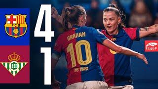 LIGA F | FC BARCELONA 4 vs 1 BETIS 