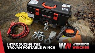 Warrior Winches Trojan Portable Utility Electric Winch