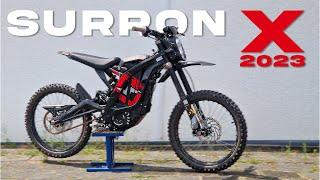 NEUES *2023* Surron X Elektro Dirt Bike || Unboxing, Test & Review