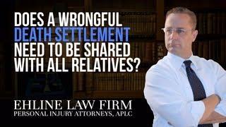 Does a Wrongful Death Settlement Need to Be Shared With all Relatives?