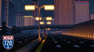 North River | Highway Trip In Minecraft At Night #5 !!!