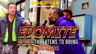 IUIC South Africa | Edomite #Boer Threatens To Bring His Goons