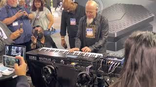 Jordan Rudess performing at NAMM 2022