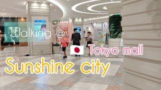 walking at sunshine city /Tokyo mall/ is japanese sweet in public?/Japan vlog