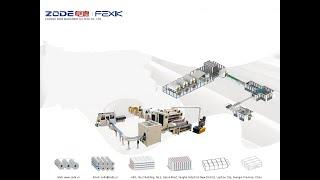 ZODE FEXIK Kitchen Towel/Toilet Paper Rolls/Facial Tissue Converting Packaging Machine Line