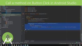 6-How to call method on button click in android studio | URDU/HINDI