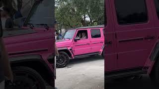 Pink Brabus G63 Mercedes #cars #youtubeshorts