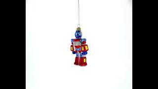 Shape-Shifting Robot - Blown Glass Christmas Ornament (CC-0736)