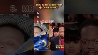 Top3 saddest paternity Court cases.   #shorts #paternitycourt  #youarenotthefather  #sad