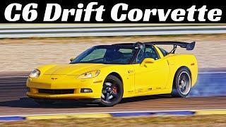 Chevrolet Corvette C6 Drift Car - 400+ Hp 6.2-Litre LS3 V8 N/A Engine - Tires Burning & Powerslides!