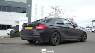 BMW M240 bilstein Dampers Remus Exhaust 102mm carbon tips Motech Stance Eibach springs